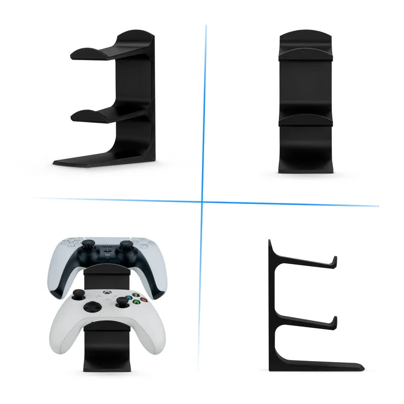 The Sentinel - Supporto per controller di gioco doppio per scrivania, design universale per tutti i gamepad