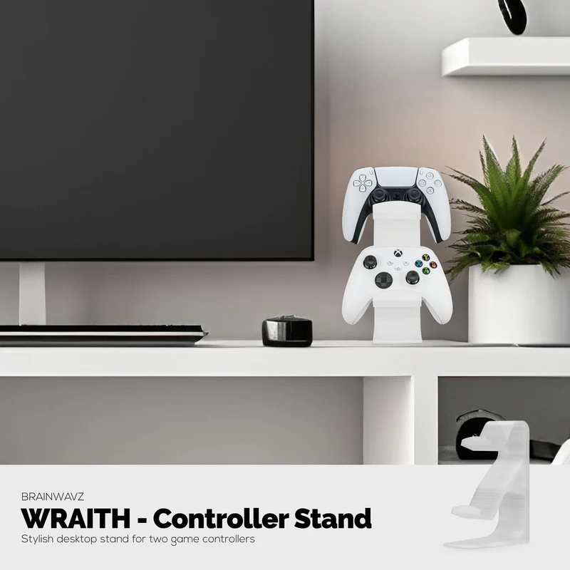 The Wraith - Supporto per controller di gioco doppio da scrivania - Design universale per tutti i gamepad