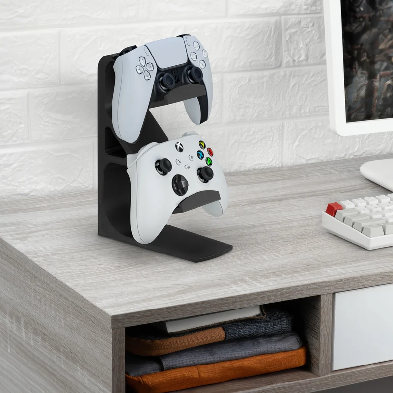 The Wraith - Supporto per controller di gioco doppio da scrivania - Design universale per tutti i gamepad