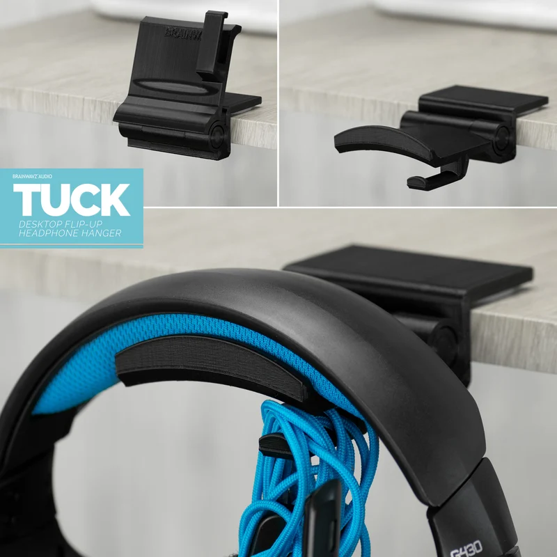Tuck - Supporto pieghevole per cuffie da tavolo