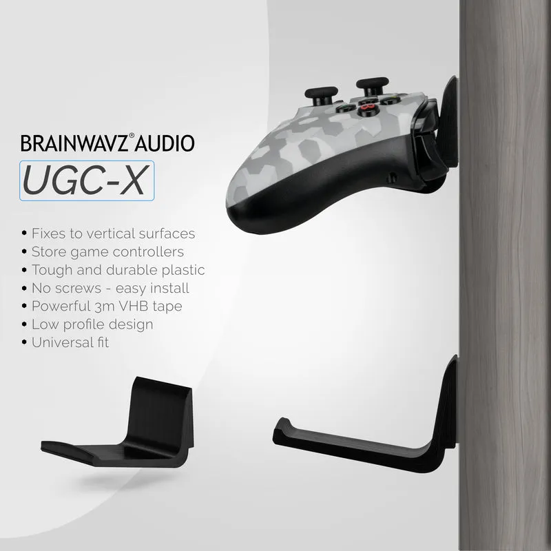 Supporto da parete universale per controller di gioco UGC-X (confezione da 2) - Per Xbox, PS5/PS4, PC e altro