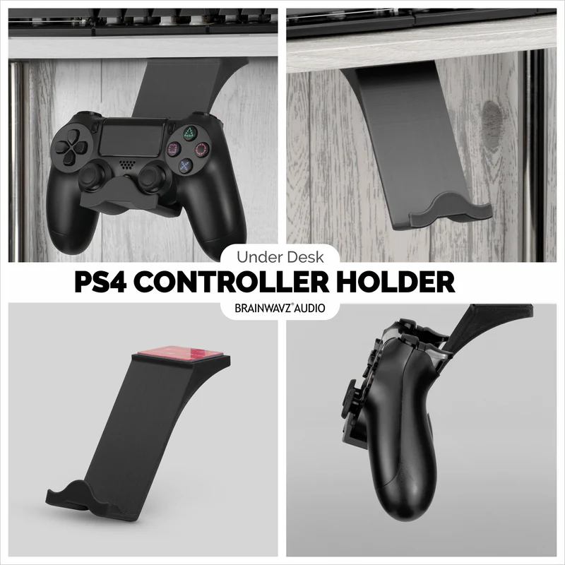 Gancio porta controller di gioco sotto la scrivania - Per controller PlayStation PS4