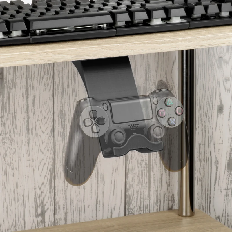 Gancio porta controller di gioco sotto la scrivania - Per controller PlayStation PS4