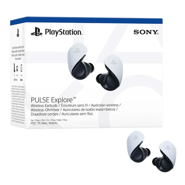 Auricolari Wireless Sony PS5 Pulse Explore Bianchi