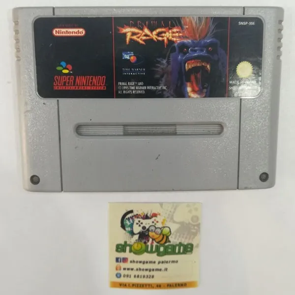 Primal Rage (solo cartuccia) SNES - Usato