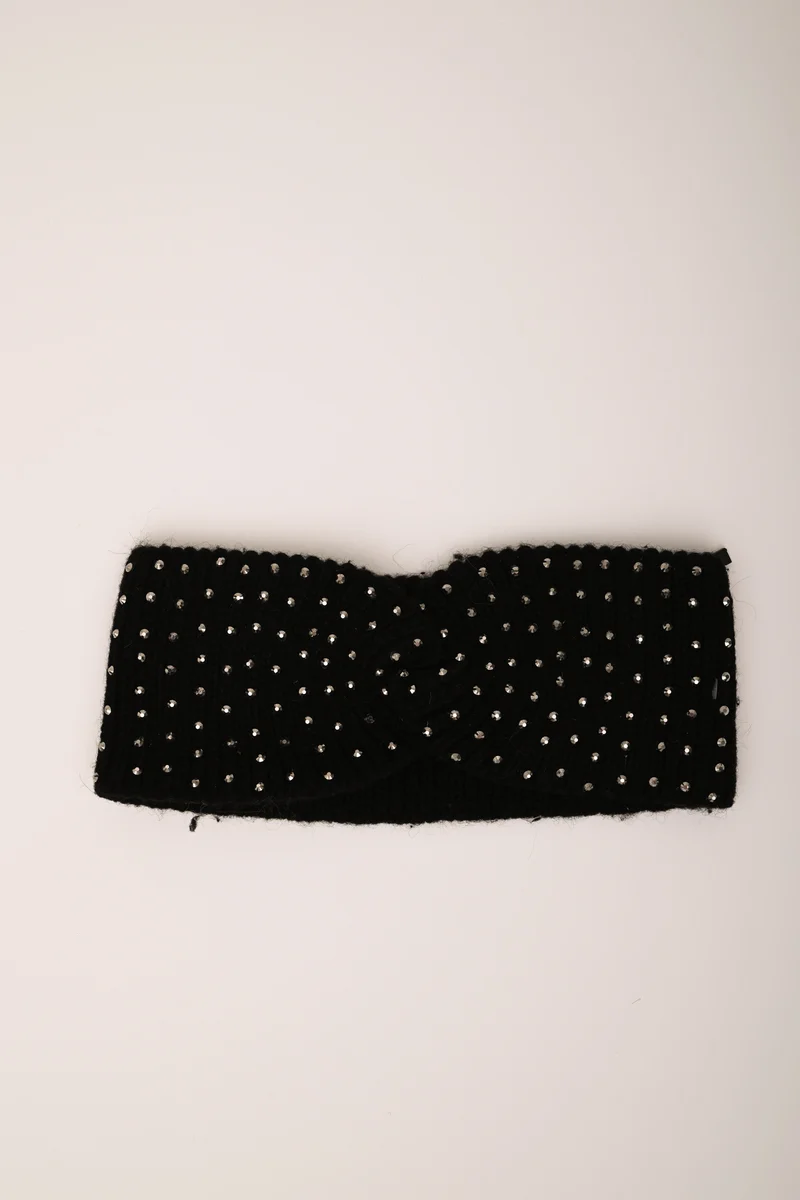 Fascia con nodo e strass