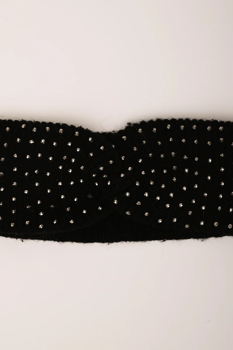 Fascia con nodo e strass