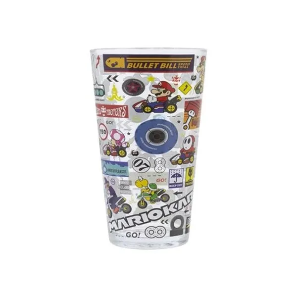 Bicchiere in Vetro Mario Kart 400 ml
