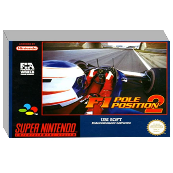F1 Pole Position 2 SNES - Usato