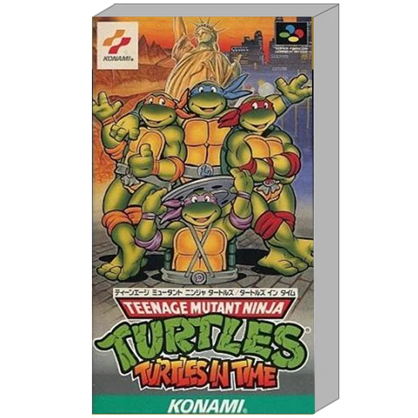 Teenage Mutant Ninja Turtles In Time Super Famicom - Usato