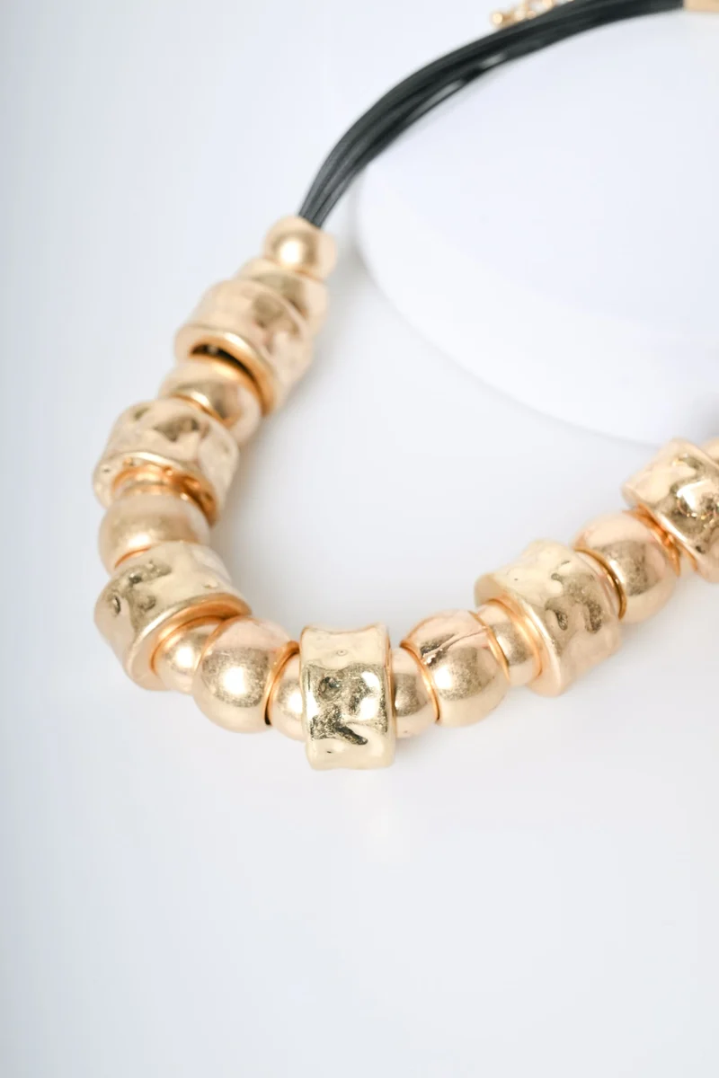 Collana con anelli chunky