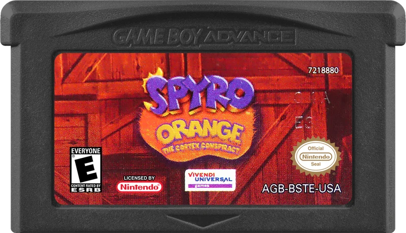 Spyro Orange The Cortex Conspiracy - (Cosmetically Flawed Game Only) (GameBoy Advance)
