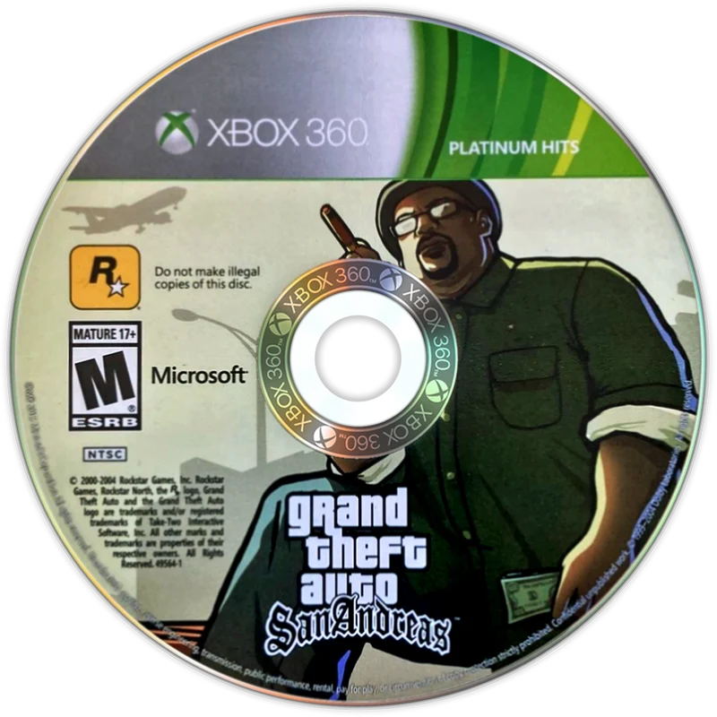 Grand Theft Auto San Andreas - (Game Only) (Xbox 360)