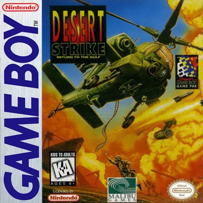 Desert Strike Return to the Gulf - Nintendo Game Boy