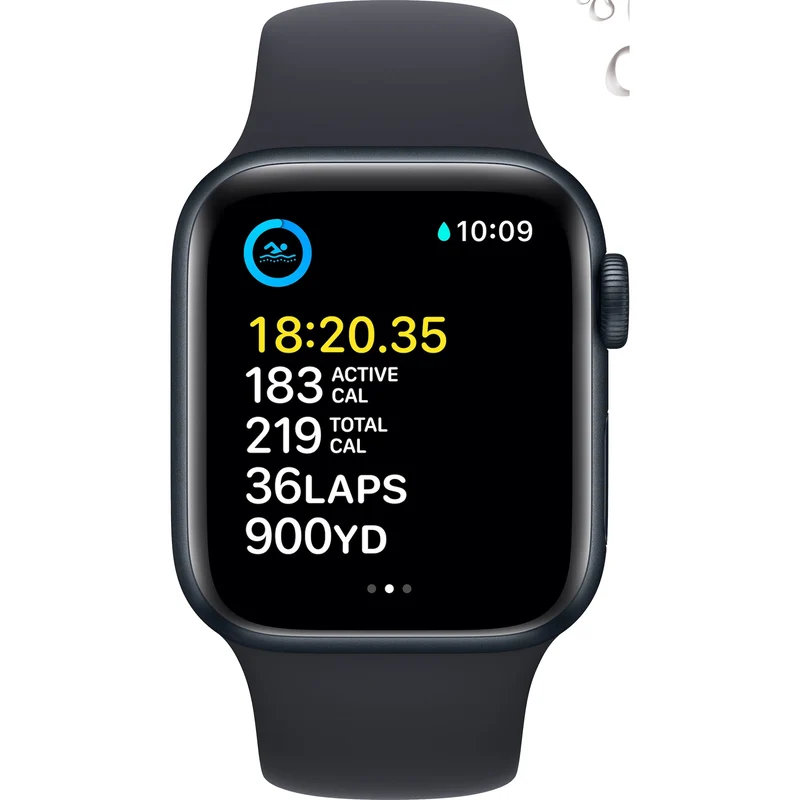 Apple Watch SE GPS + Cellular 40mm Midnight Aluminium Case S/M (2nd gen)