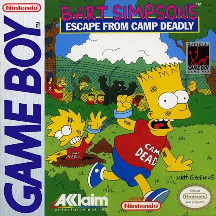 Bart Simpson's Escape from Camp Deadly - Nintendo Game Boy