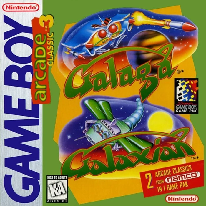 Arcade Classic 3 Galaga and Galaxian - Nintendo Game Boy