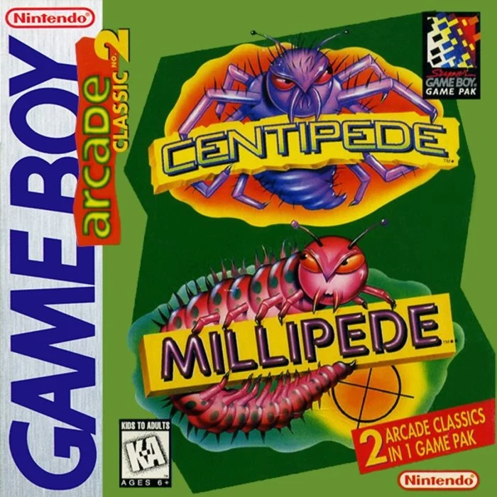 Arcade Classic 2 Centipede and Millipede - Nintendo Game Boy