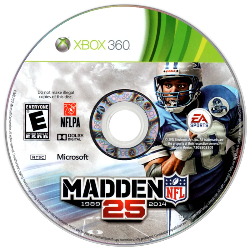 Madden NFL 25th Anniversary 2014 - (Game Only) (Xbox 360)