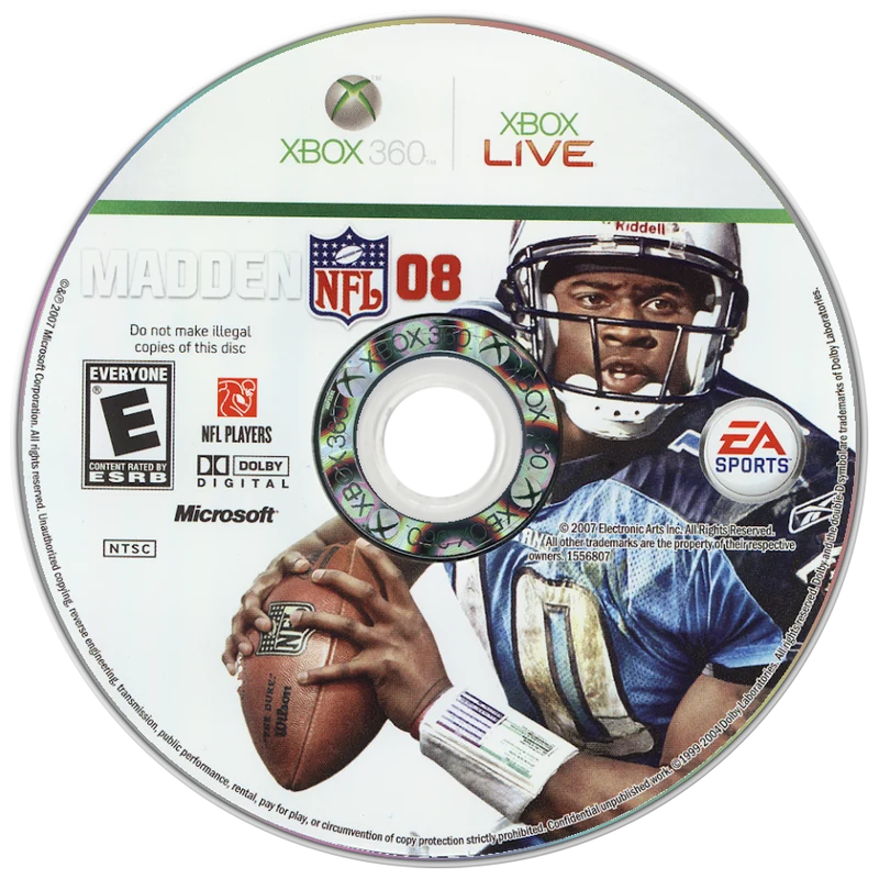 Madden 2008 - (Game Only) (Xbox 360)