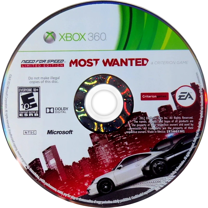 Need for Speed Most Wanted [2012 Limited Edition] - (Game Only) (Xbox 360)