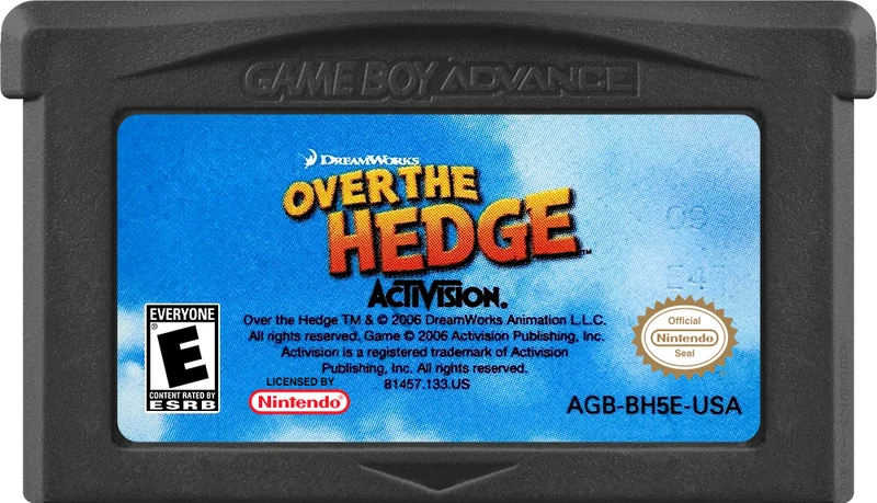 Over the Hedge - (Game Only) (GameBoy Advance)