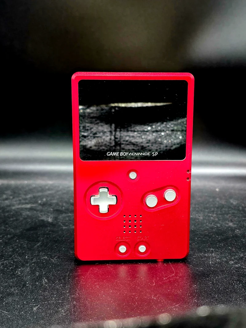 Boxy Pixel Unhinged - Nintendo Game Boy Advance GBA SP Handheld Console