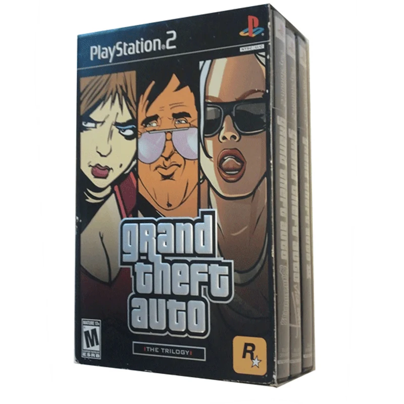 Grand Theft Auto GTA Trilogy - Sony PlayStation 2 (PS2)