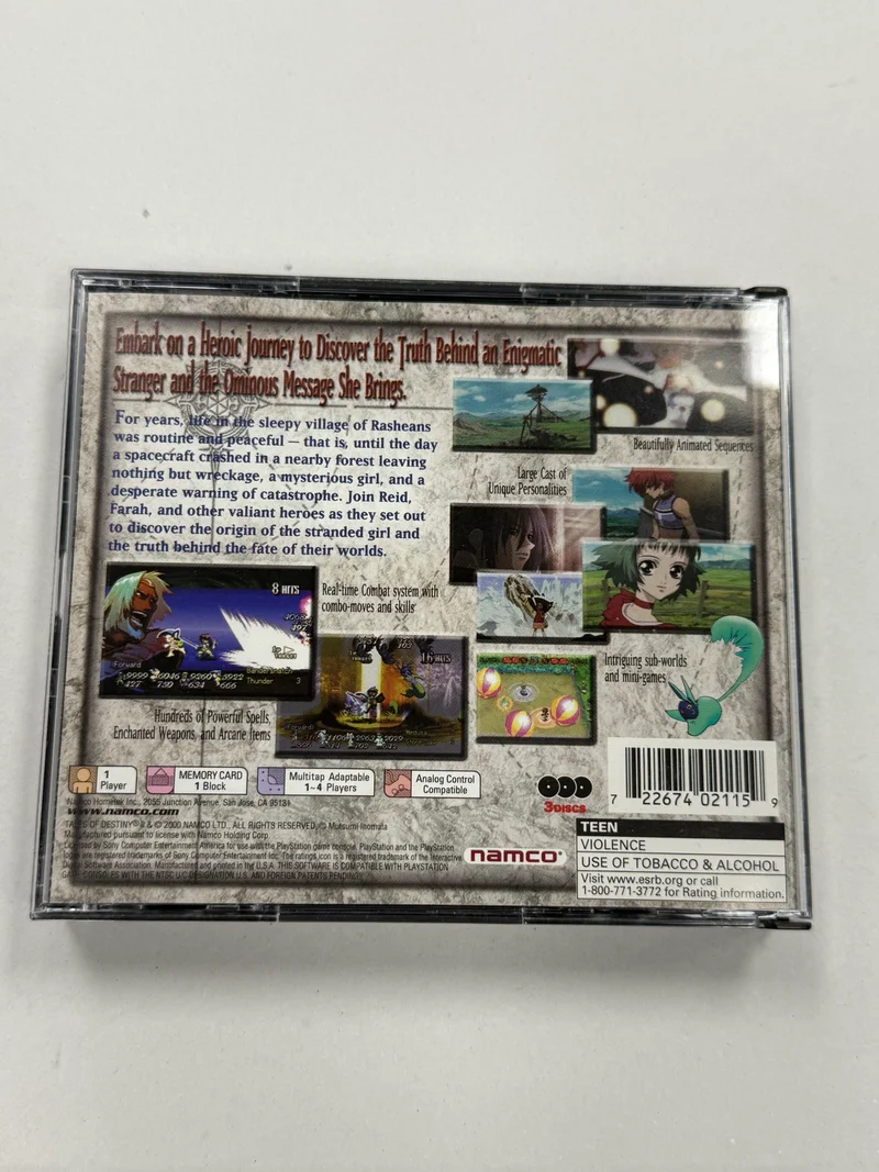 Tales of Destiny 2 - Sony PlayStation 1 (PS1)