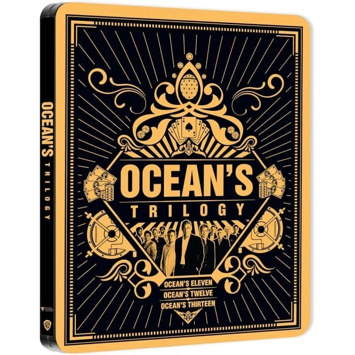 Oceans Trilogy 11-13 - Limited Edition Steelbook (4K Ultra HD + Blu-ray)