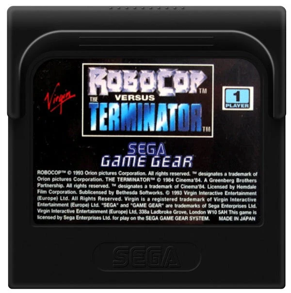 Robocop vs The Terminator - Sega Game Gear