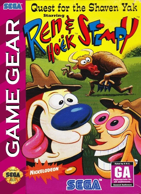 Ren and Stimpy Quest for the Shaven Yak - Sega Game Gear