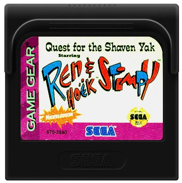 Ren and Stimpy Quest for the Shaven Yak - Sega Game Gear