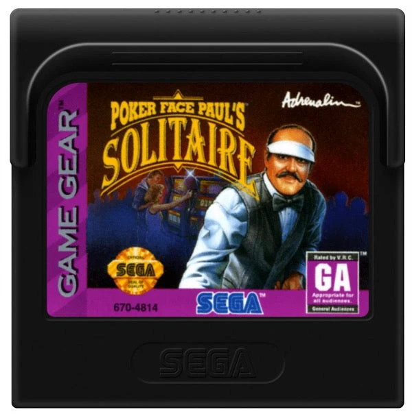 Poker Face Paul's Solitaire - Sega Game Gear