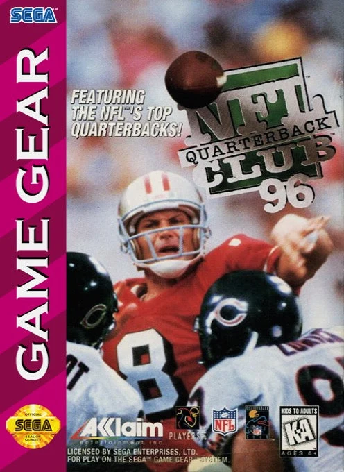 NFL Quarterback Club 96 - Sega Game Gear