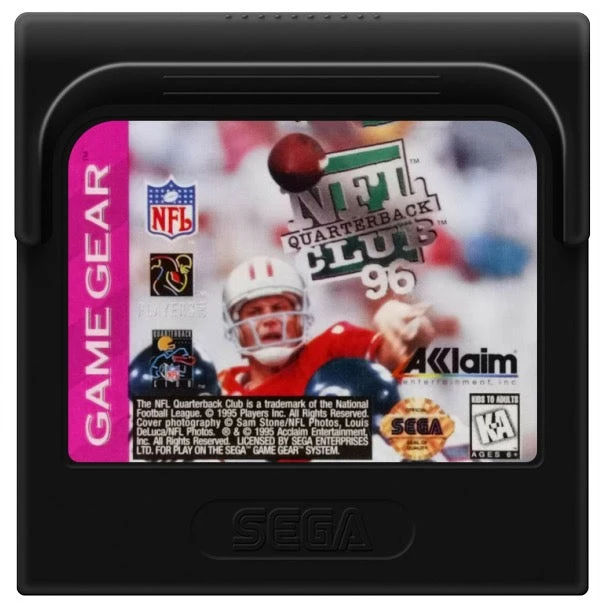 NFL Quarterback Club 96 - Sega Game Gear