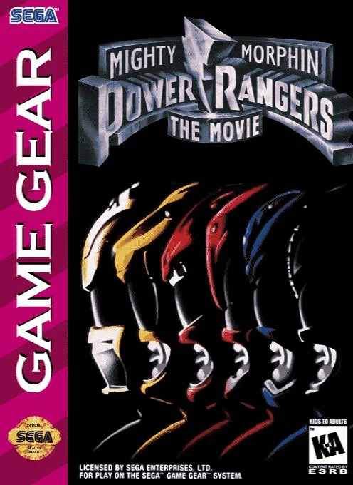 Mighty Morphin Power Rangers The Movie - Sega Game Gear