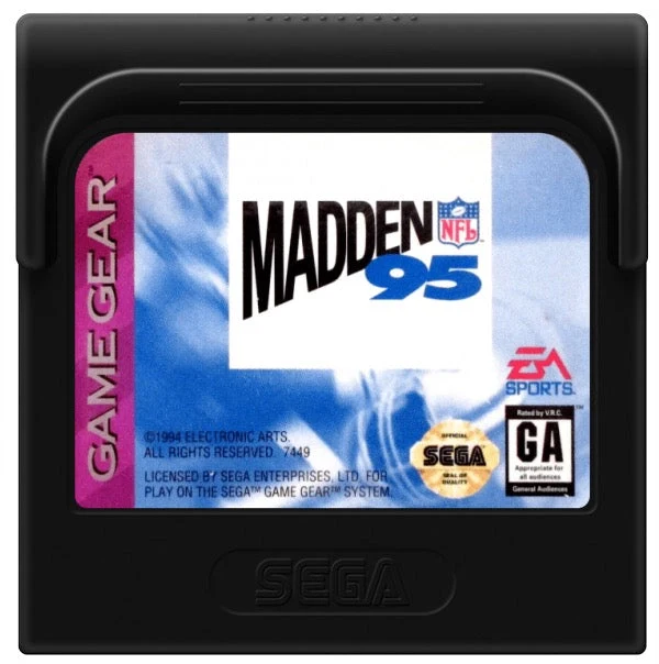 Madden 95 - Sega Game Gear