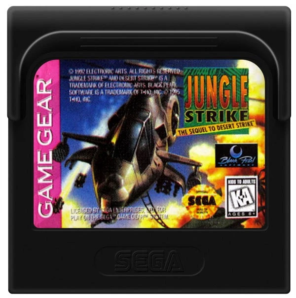 Jungle Strike - Sega Game Gear