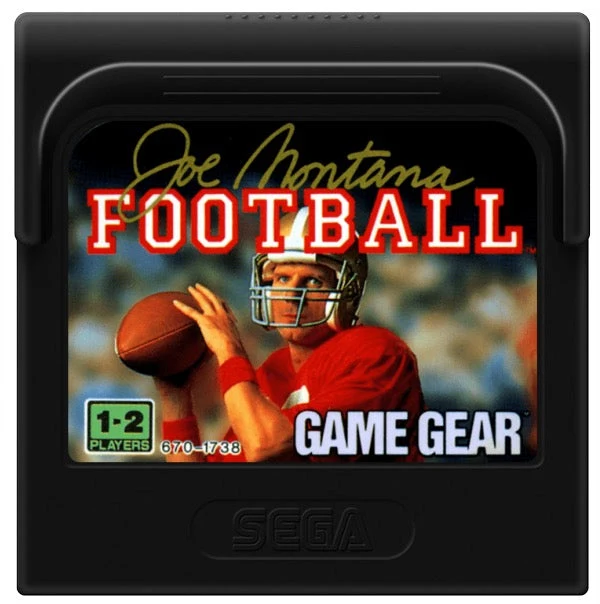 Joe Montana Football - Sega Game Gear