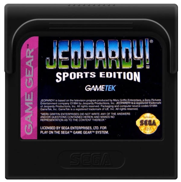 Jeopardy Sports Edition - Sega Game Gear