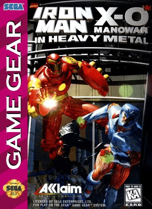 Iron Man X-O Manowar in Heavy Metal - Sega Game Gear