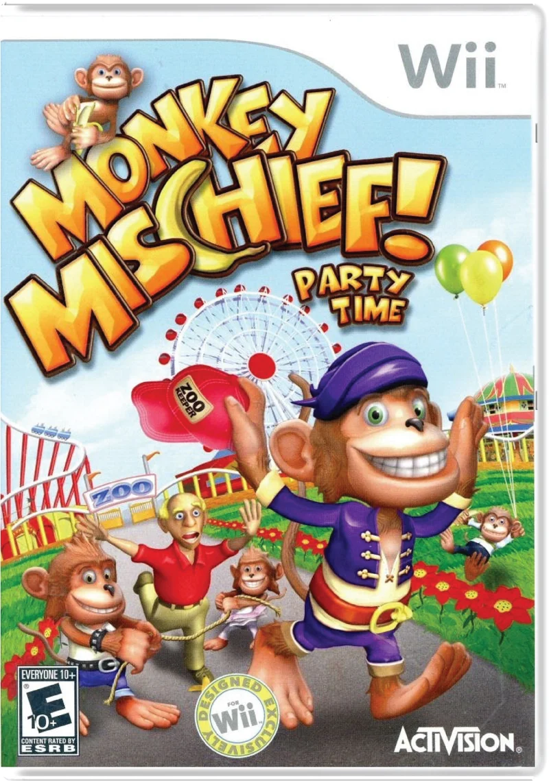 Monkey Mischief Party Time - Nintendo Wii