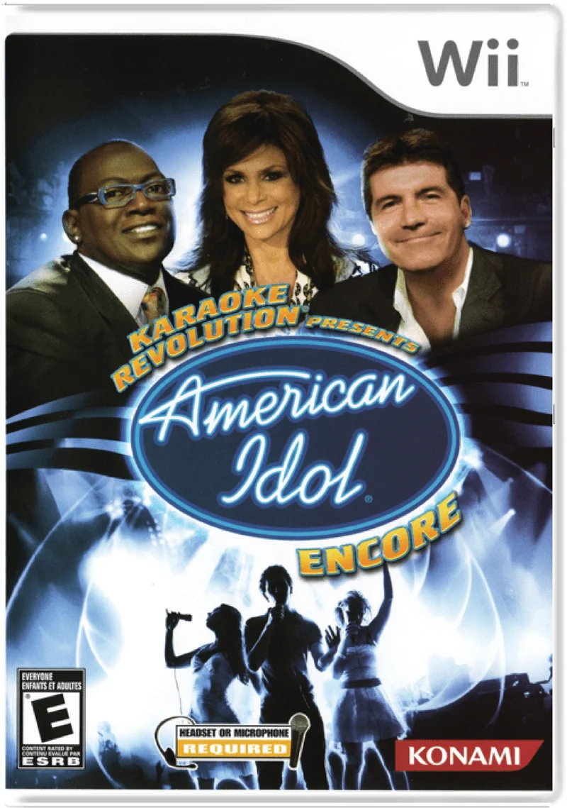 Karaoke Revolution American Idol Encore - Nintendo Wii