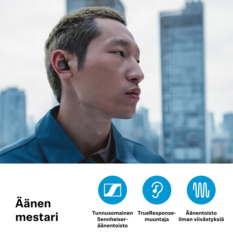 Sennheiser Momentum TW 4 True Wireless Earbuds, Black