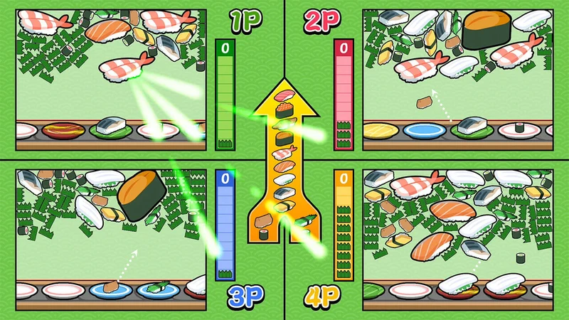 Nintendo Switch SUSHI Shot + Tokujou 3-Shumori Set