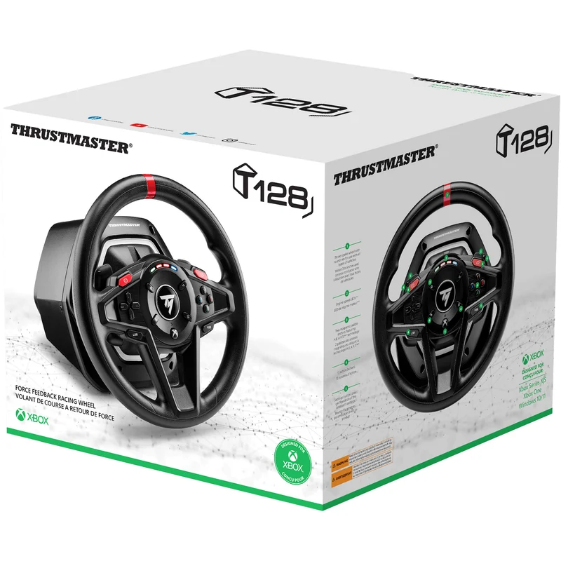 Thrustmaster T128 Racing Wheel and Pedals, PC/Xbox