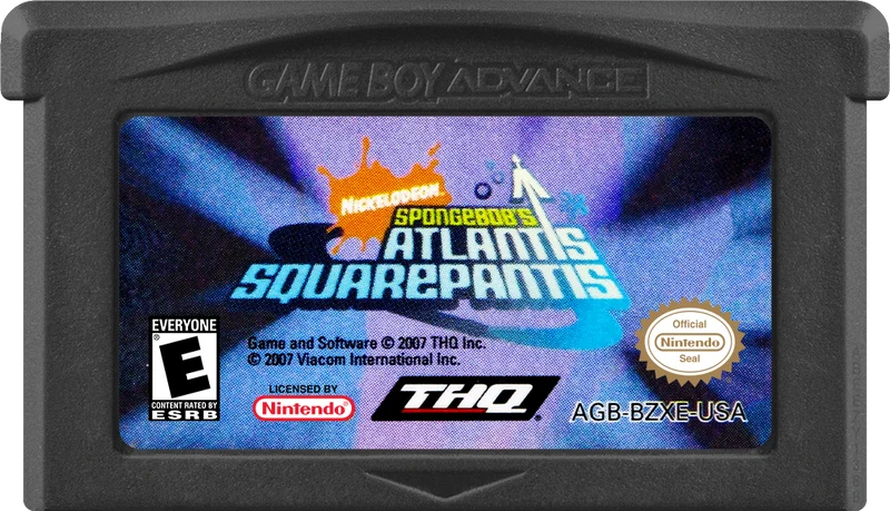SpongeBob's Atlantis SquarePantis - (Game Only) (GameBoy Advance)