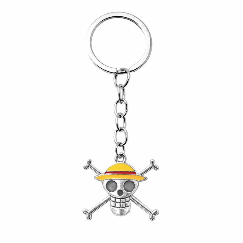 Portachiavi One Piece Jolly Roger Silver