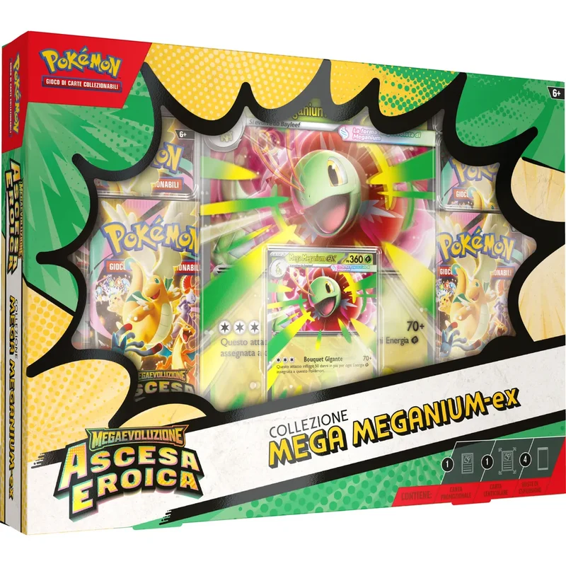 Pokémon Megaevoluzione Ascesa Eroica Mega Meganium-ex ITA